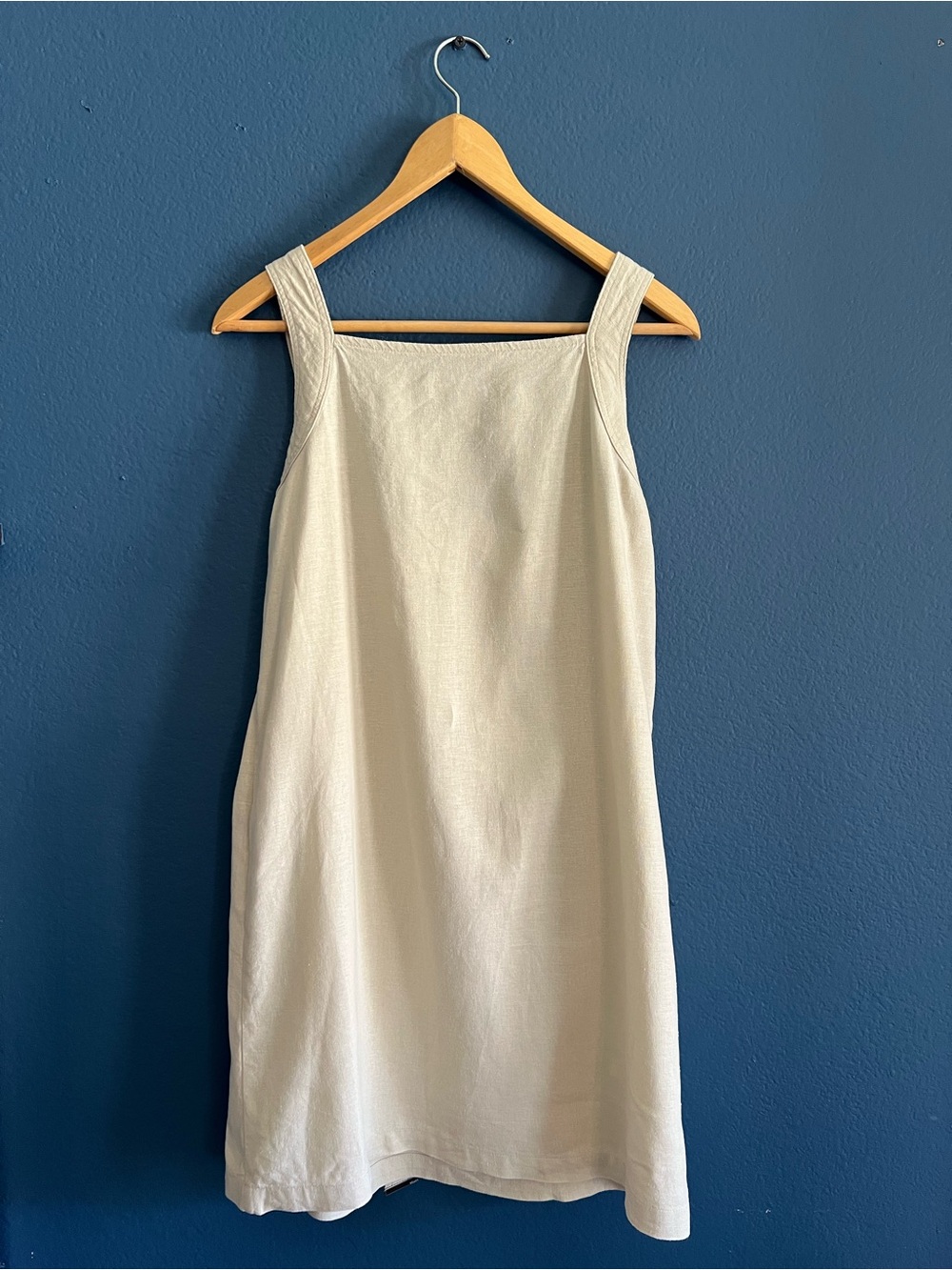 DKNY Beige Sleeveless Mini Dress